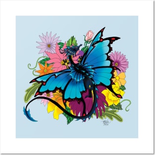 Dragon Butterfly Posters and Art